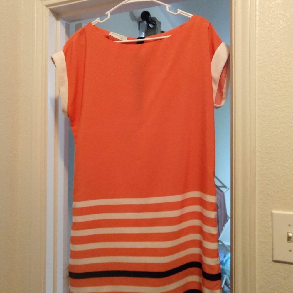 Salmon mini dress